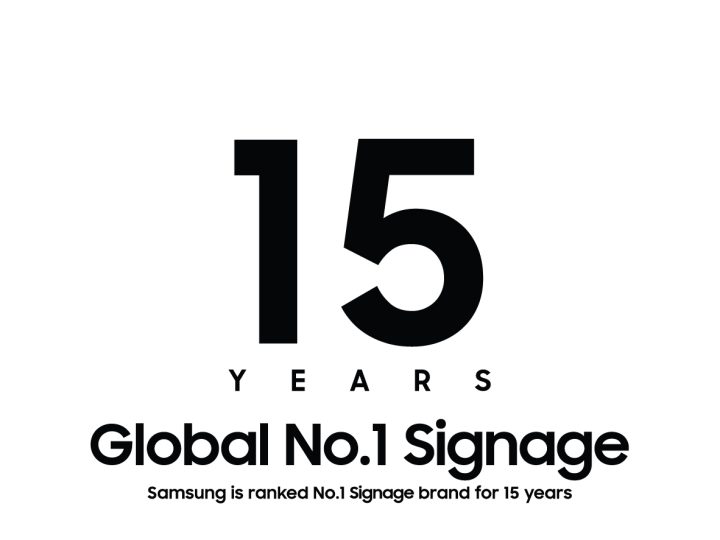 سامسونج للإلكترونيات تتصدّر سوق اللافتات الرقمية العالمي للعام الخامس عشر على التوالي
